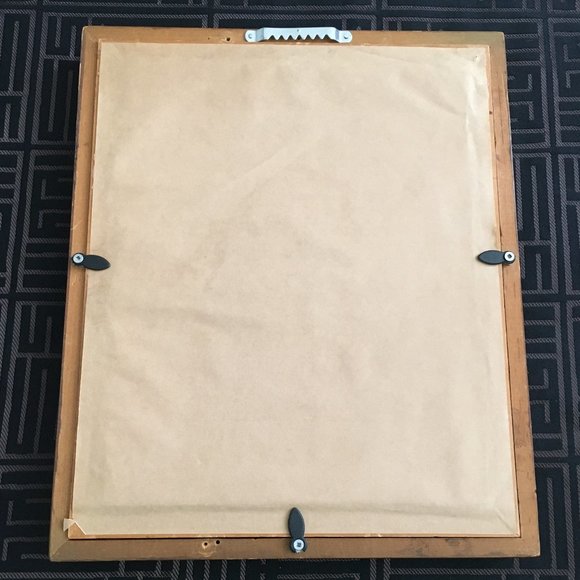 Vintage Wooden Handmade Shadow Box Frame with 'Le Petit Prince' Print - Picture 9 of 14